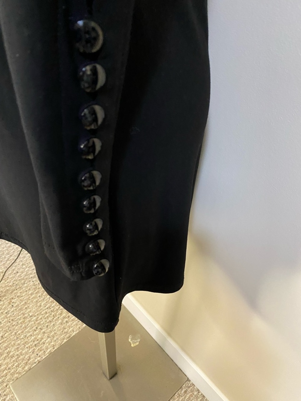 Joseph Ribkoff Black Long-Sleeve midi Dress - Picture 4 of 6